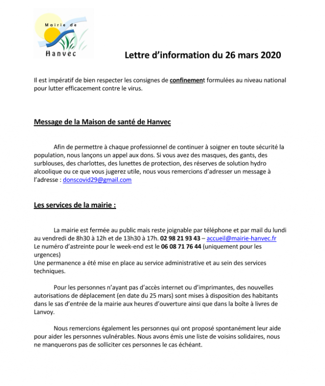 lettre 26 mars 1 