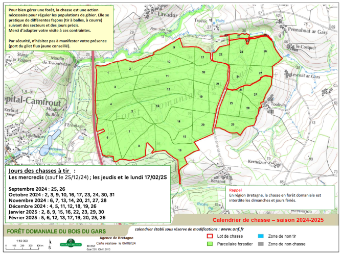 Chasse Bois du Gars 2024-2025